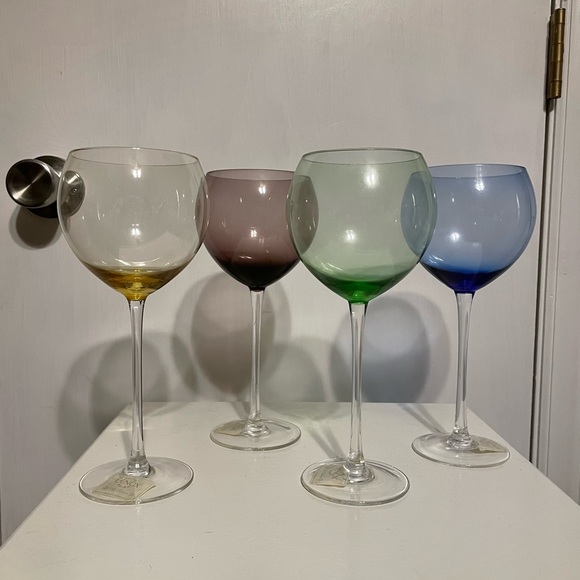 Lenox Other Lenox Assorted Color Gems Balloon Wine Glasses Poshmark